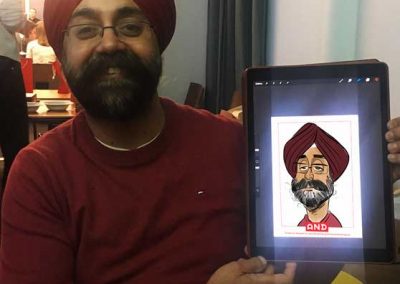 iPad Caricatures for tradeshows